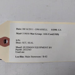 Huisman Equipment 2032565 Seal Set Kit