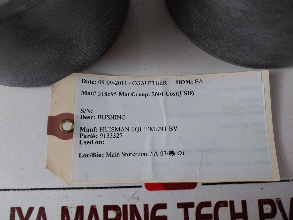 Lot Of 2X Huisman Equipment 9133327 Bushing