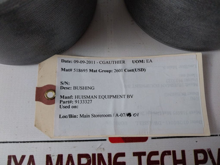 Lot Of 2X Huisman Equipment 9133327 Bushing