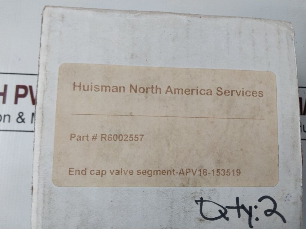 Huisman R6002557 End Cap Valve Segment