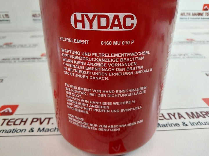 Hydac 0160 Mu 010 P Filter Element