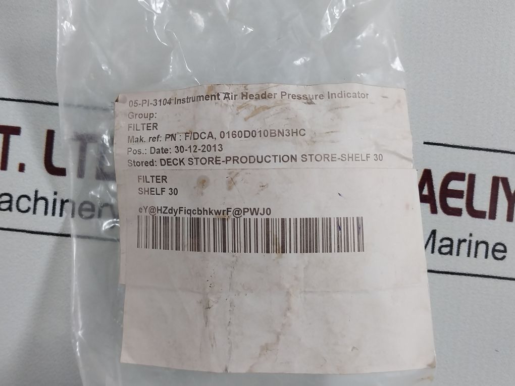 Hydac 0160D010Bn3Hc Hydraulic Filter