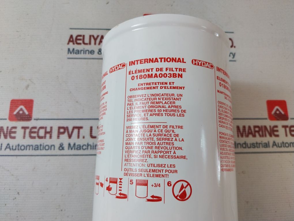 Hydac 0180Ma003Bn Maintenance And Changing Of Filter Element
