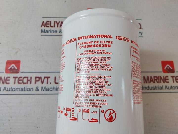 Hydac 0180Ma003Bn Maintenance And Changing Of Filter Element