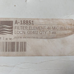 Hydac 0660 D 040 Am Filter Element A-18851