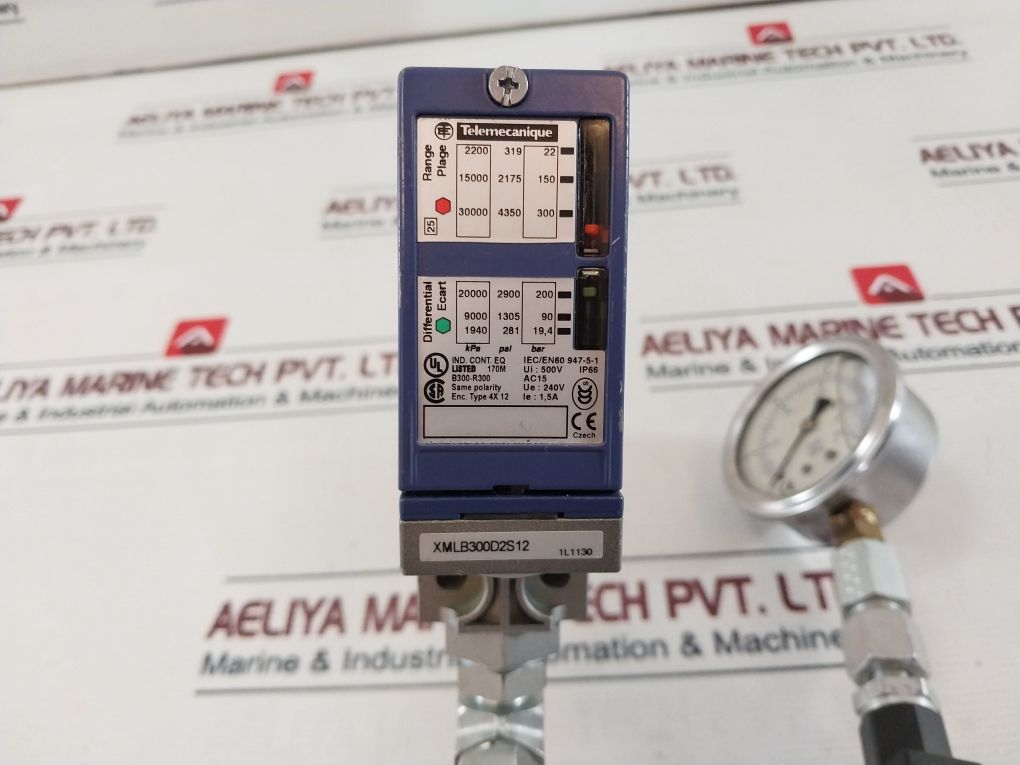 Hydac 3154855 Valve With Gauge