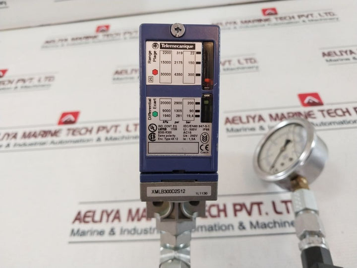 Hydac 3154855 Valve With Gauge