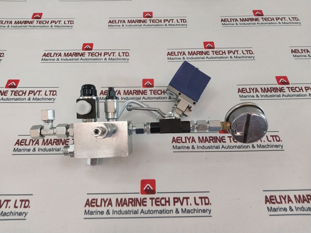 Hydac 3154855 Valve With Gauge