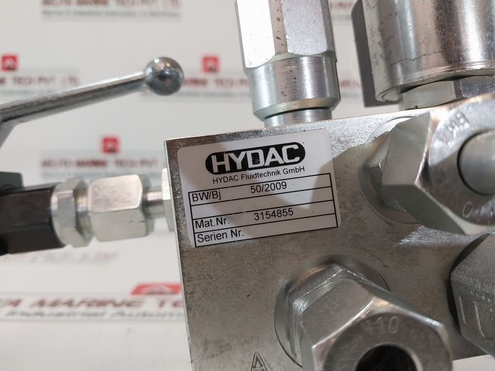 Hydac 3154855 Valve With Gauge