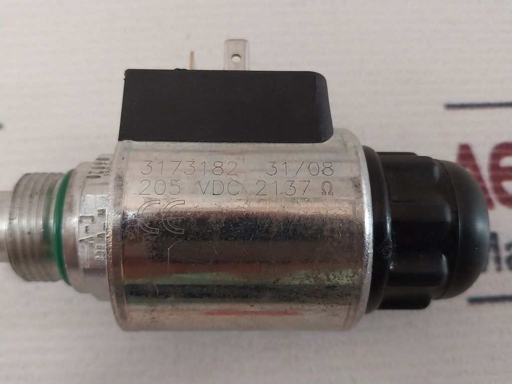 Hydac 3173182 Solenoid Valve Coil 205 Vdc