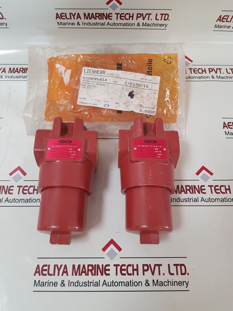 Hydac Df On 60 T C 10 A 1.0-b6 Pressure Filter
