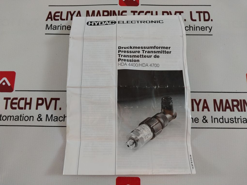 Hydac Electronic Hda 4745-a-060-000 Pressure Transmitter