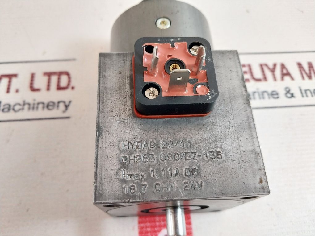 Hydac Gh263-060/Ez-135 Proportional Solenoid Valve