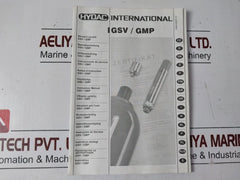 Hydac Gsv6-10-ce1637 Gas Safety Valve 350 Bar