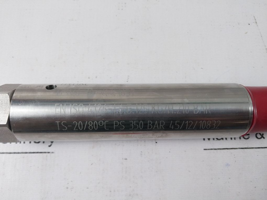 Hydac Gsv6-10-ce1637 Gas Safety Valve 350 Bar