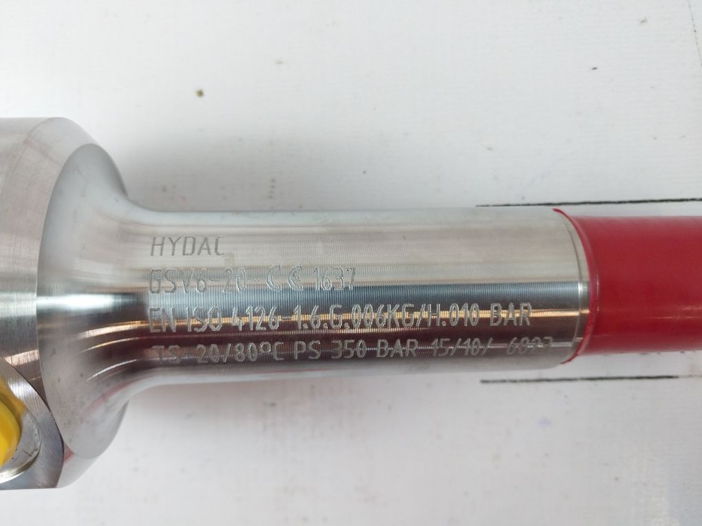 Hydac Gsv6-20-ce1637 Gas Safety Valve