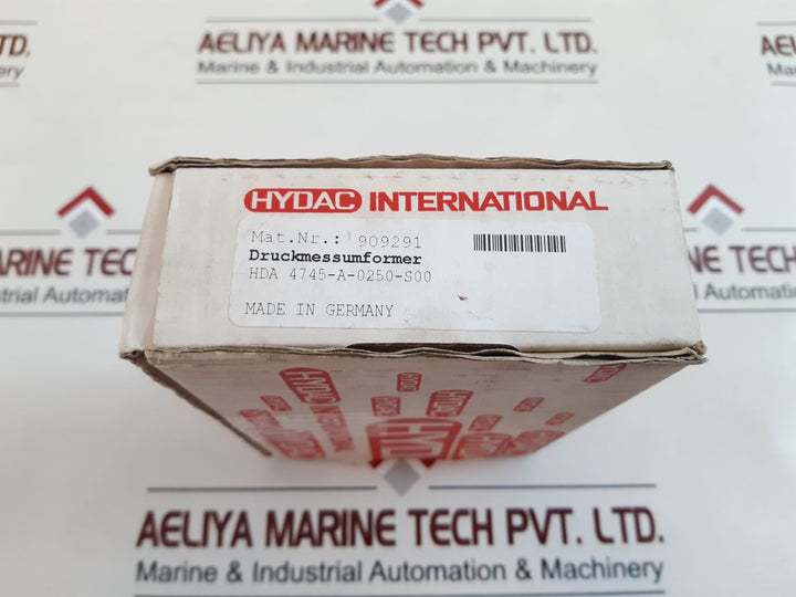 Hydac Hda 4745-a-0250-s00 Pressure Transmitter
