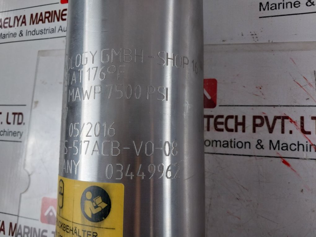 Hydac Sk600-1/2332S-517Acb-v0-08 Piston Accumulator