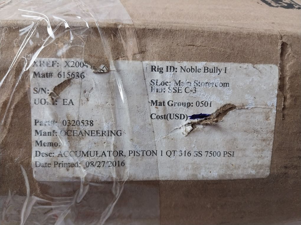 Hydac Sk600-1/2332S-517Acb-v0-08 Piston Accumulator