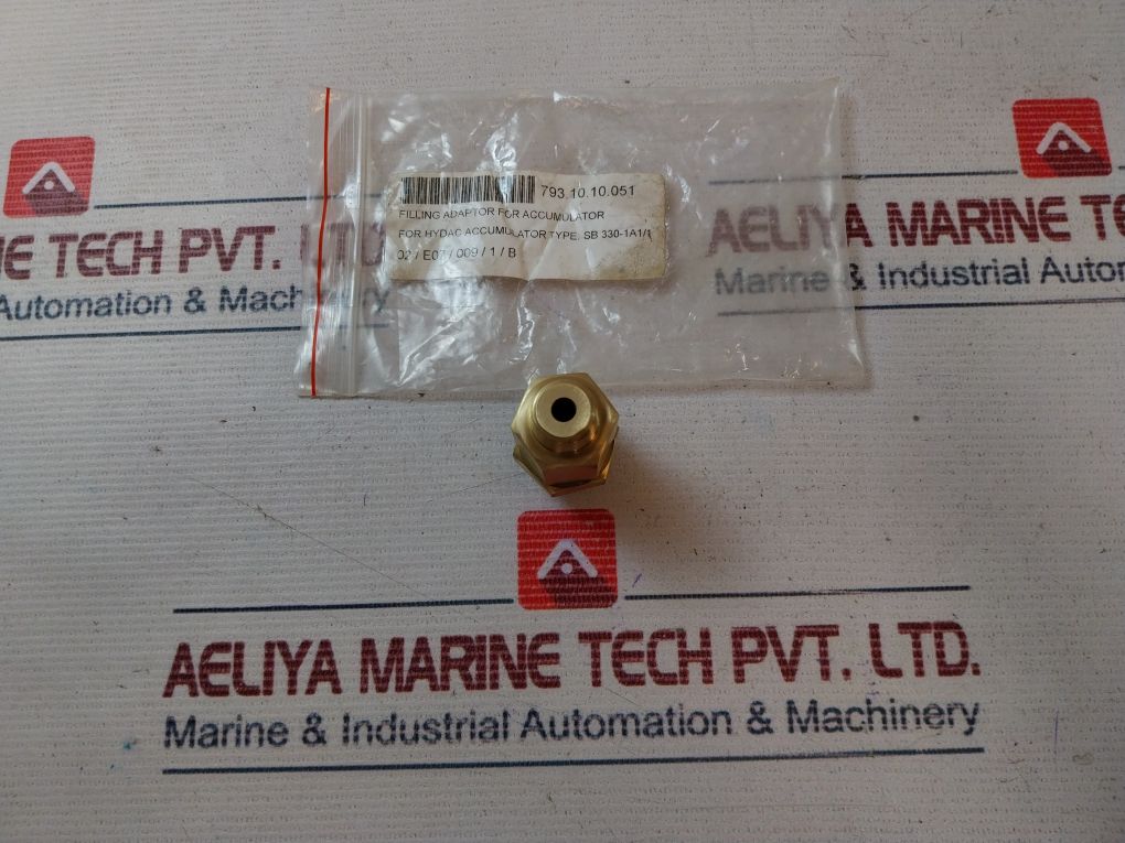Hydac Sb 330-1A1/1 Filling Adaptor For Accumulator