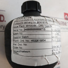 Hydac Sbo210-0.32E1/112U-210Ak Diaphragm Accumulator