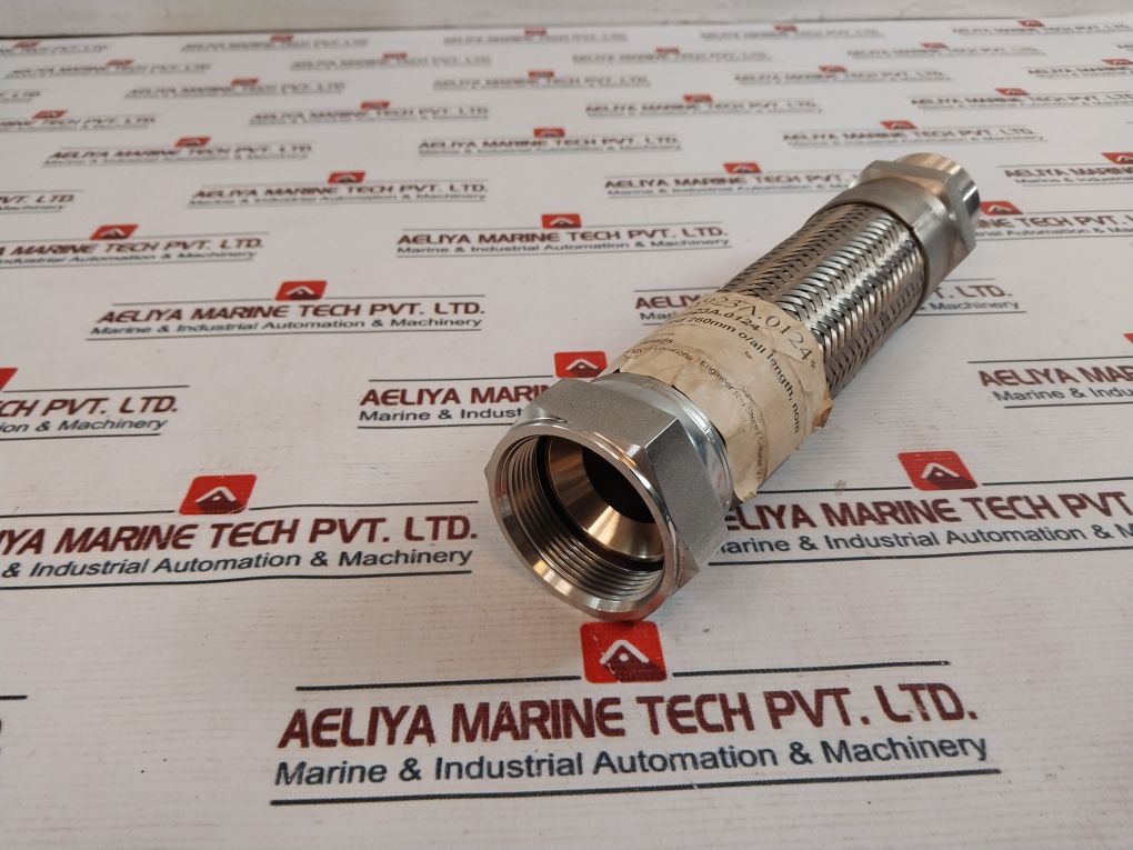 Hydair Drives P-6923A.0124 S.S. Wire Braided Flexible Hose Pipe