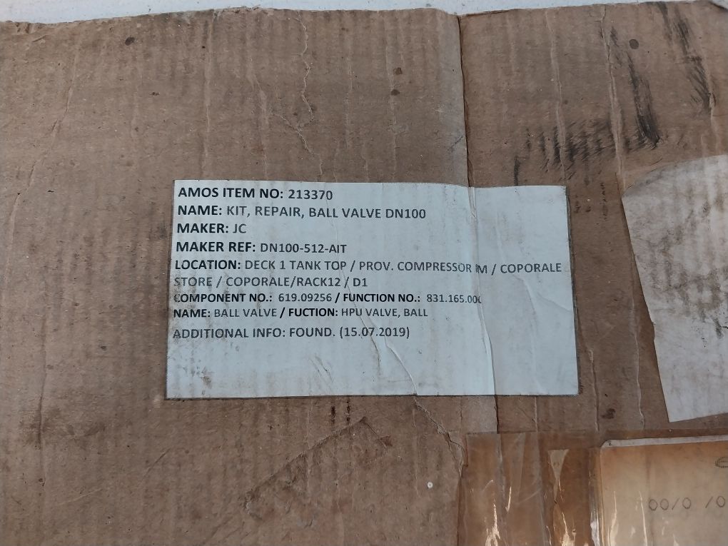 Hydra Dn100-512-ait Ball Valve Dn100 Repair Kit