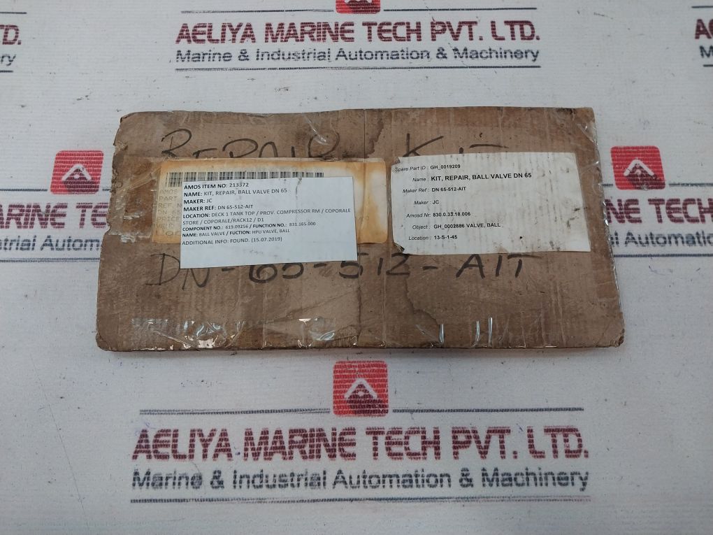 Hydra Dn 65-512-ait Ball Valve Dn 65 Repair Kit