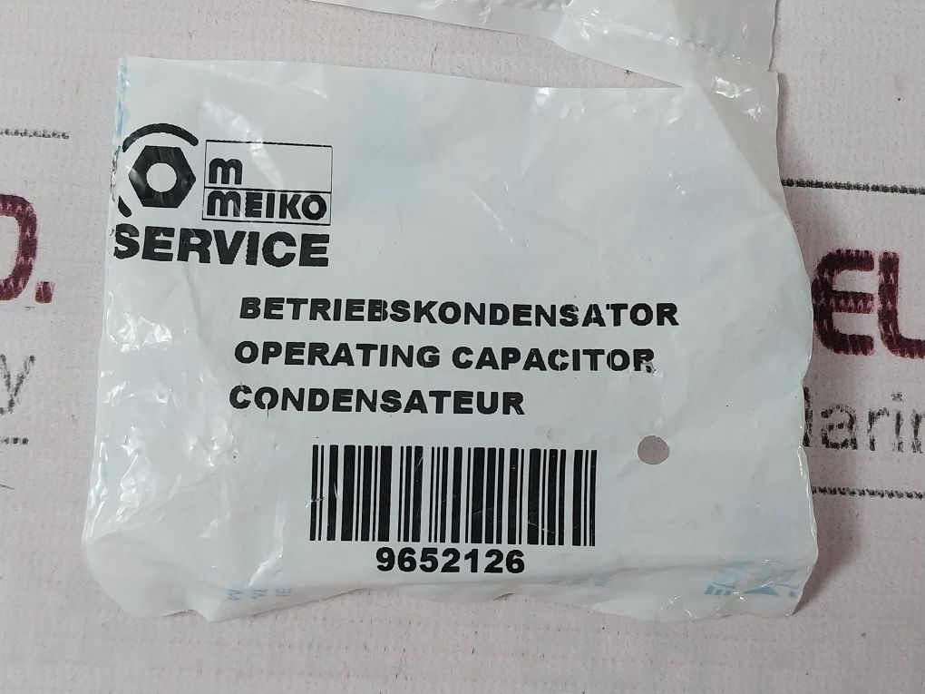 Meiko Hydra Mab Mkp 1 Motor Operating Capacitor 551.42.00.255, 470 Vac