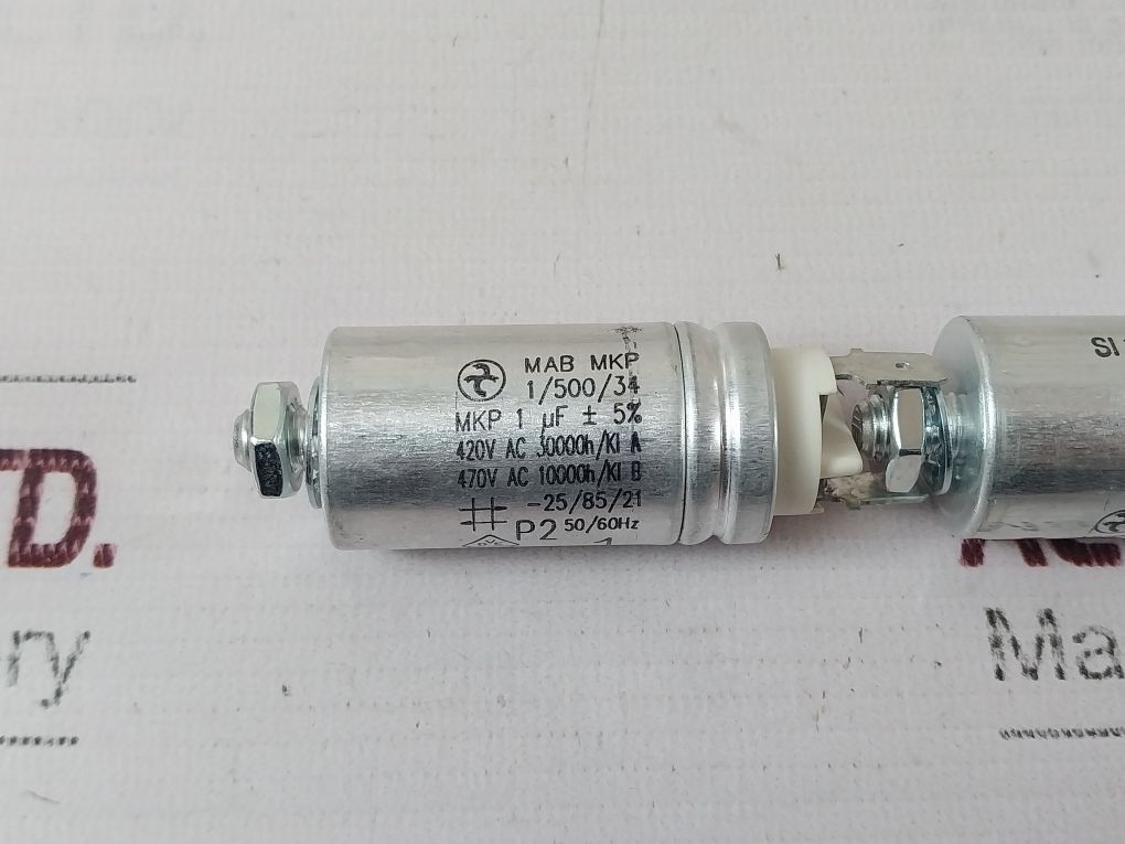 Meiko Hydra Mab Mkp 1 Motor Operating Capacitor 551.42.00.255, 470 Vac