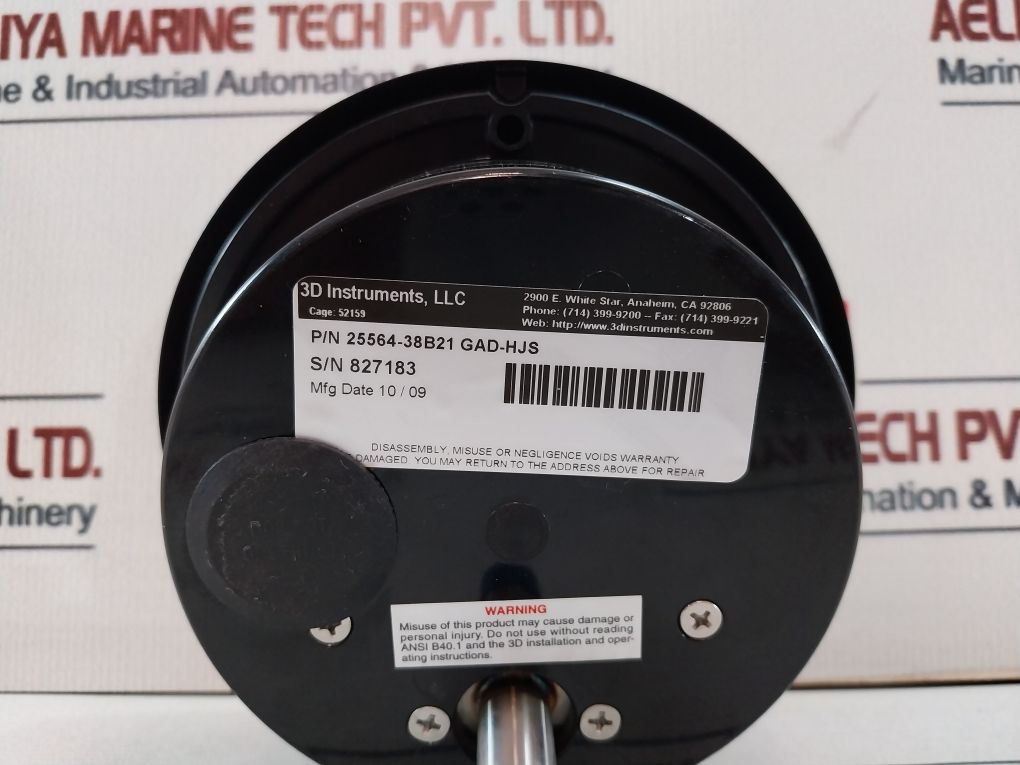 Hydratight 25564-38B21 Gad-hjs Presssure Gauge 10,000 Psi