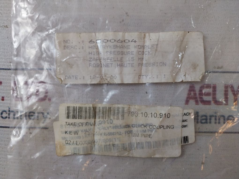 Hydro-ball 6213 Tn 350 High Pressure Tap Complete