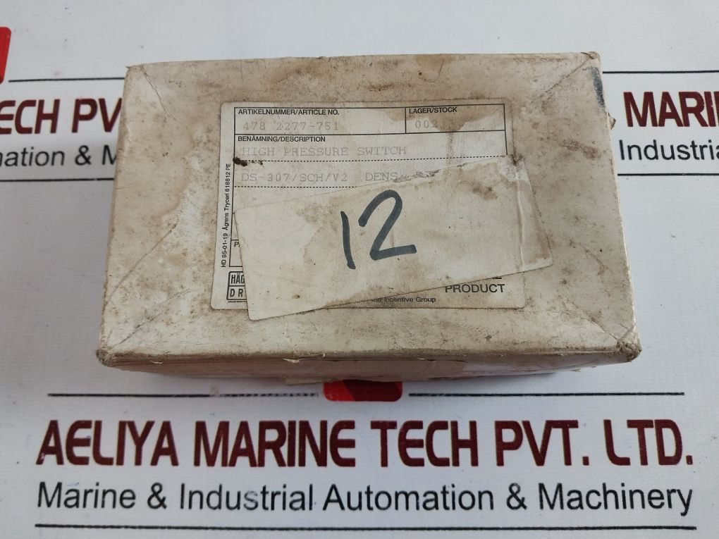 Hydropa Ds307/Sch/V2/G Pressure Switch