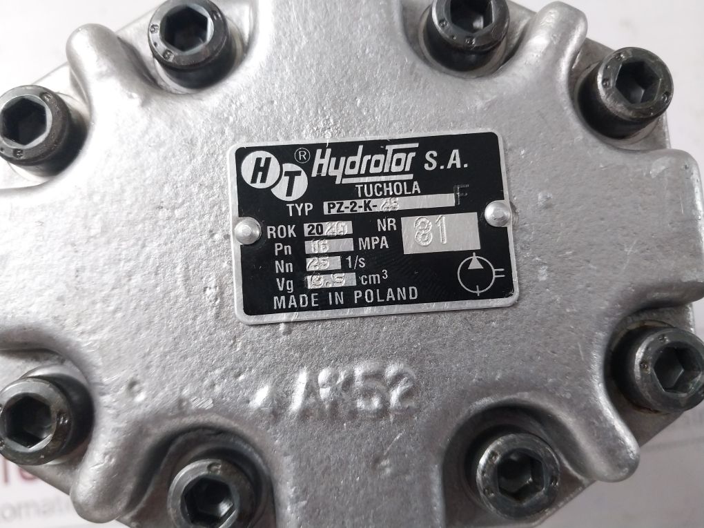 Hydrotor Pz-2-k-25 Hydraulic Gear Pump