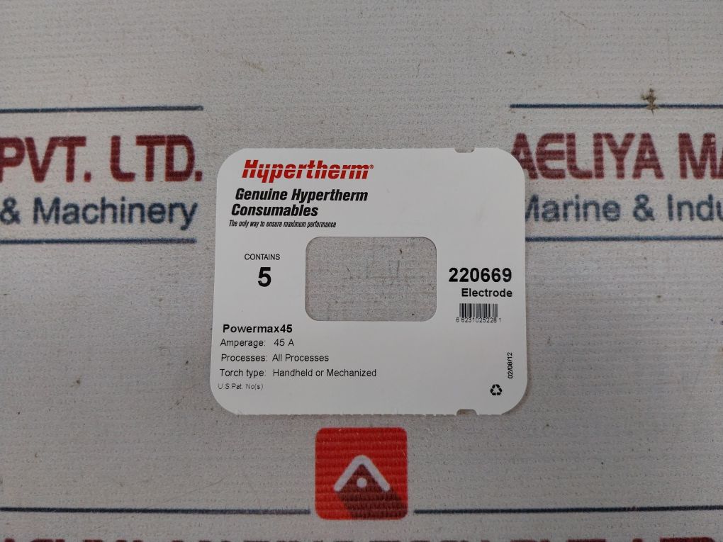 Hypertherm 220669 Plasma Electrode 45A