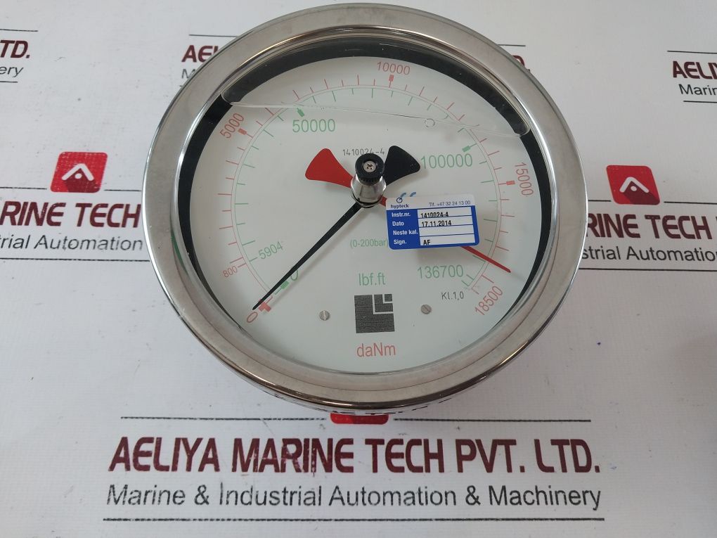 Hypteck 1410024-4 Pressure Gauge