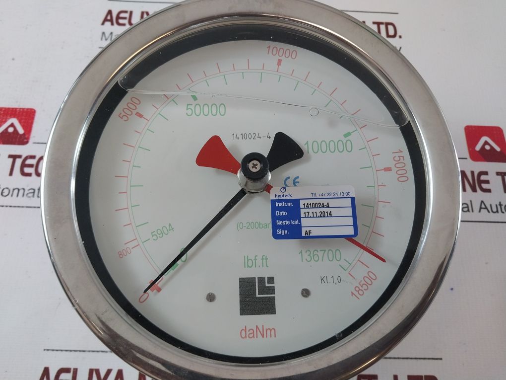 Hypteck 1410024-4 Pressure Gauge