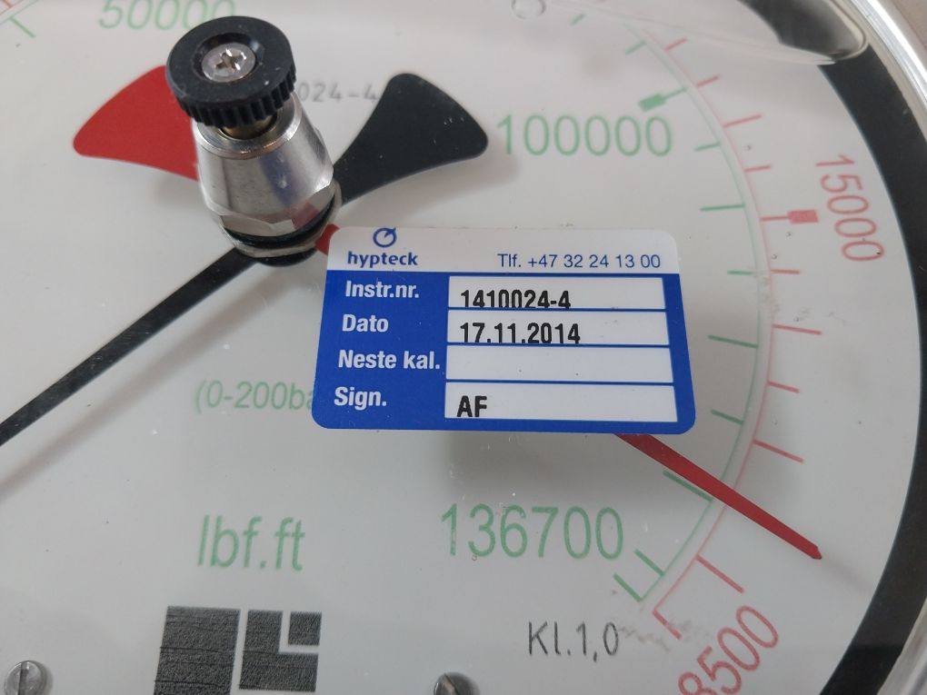 Hypteck 1410024-4 Pressure Gauge