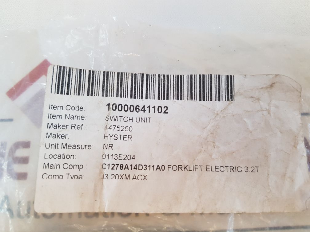 Hyster 1475250 Switch Unit