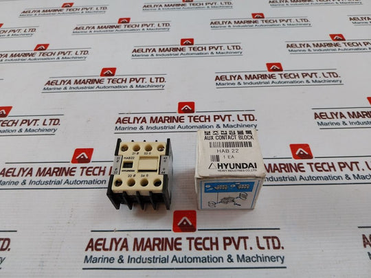 Hyundai Hab22 Auxiliary Contact Block 16A 660V