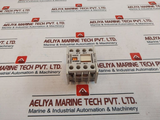Hyundai Hab 22 Auxiliary Contact Block 660V Awg14
