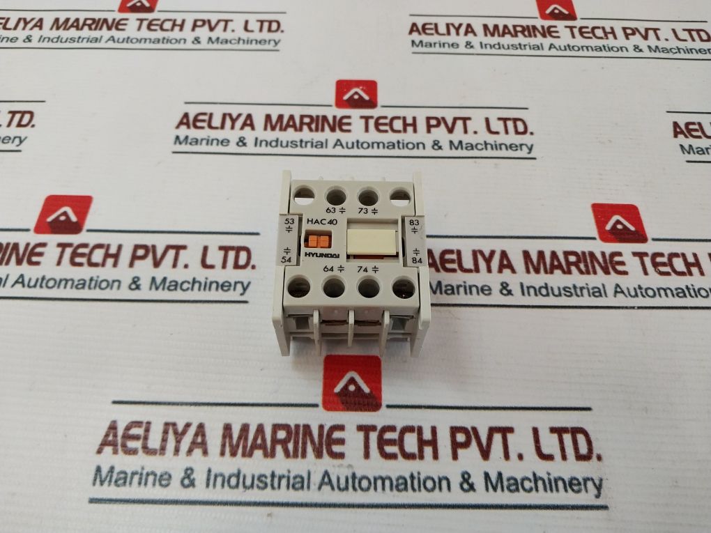 Hyundai Hac 40 Auxiliary Contact Block 16A 750V