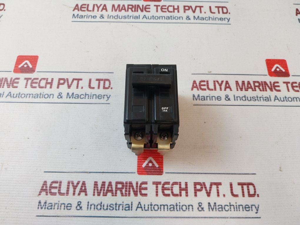 Hyundai Hbd-52D 2 Pole Molded Case Circuit Breaker 15A