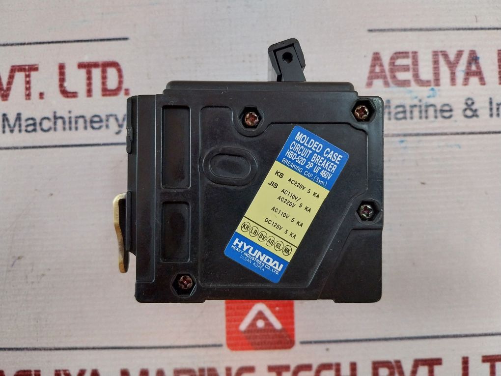 Hyundai Hbd-52D Molded Case Circuit Breaker 2P 20A 