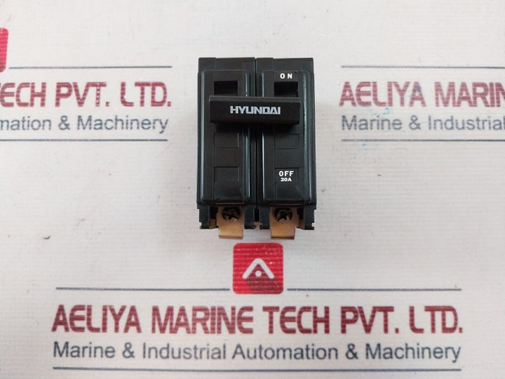 Hyundai Hbd-52D Molded Case Circuit Breaker 2P 20A 