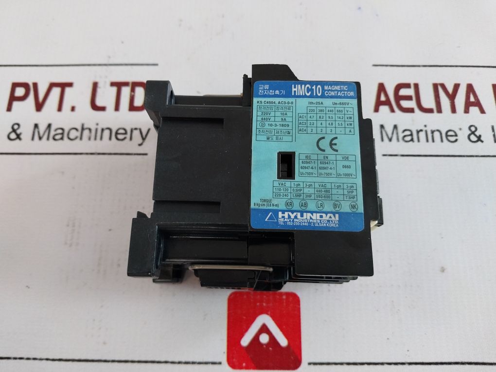 Hyundai Hmc10 Magnetic Contactor