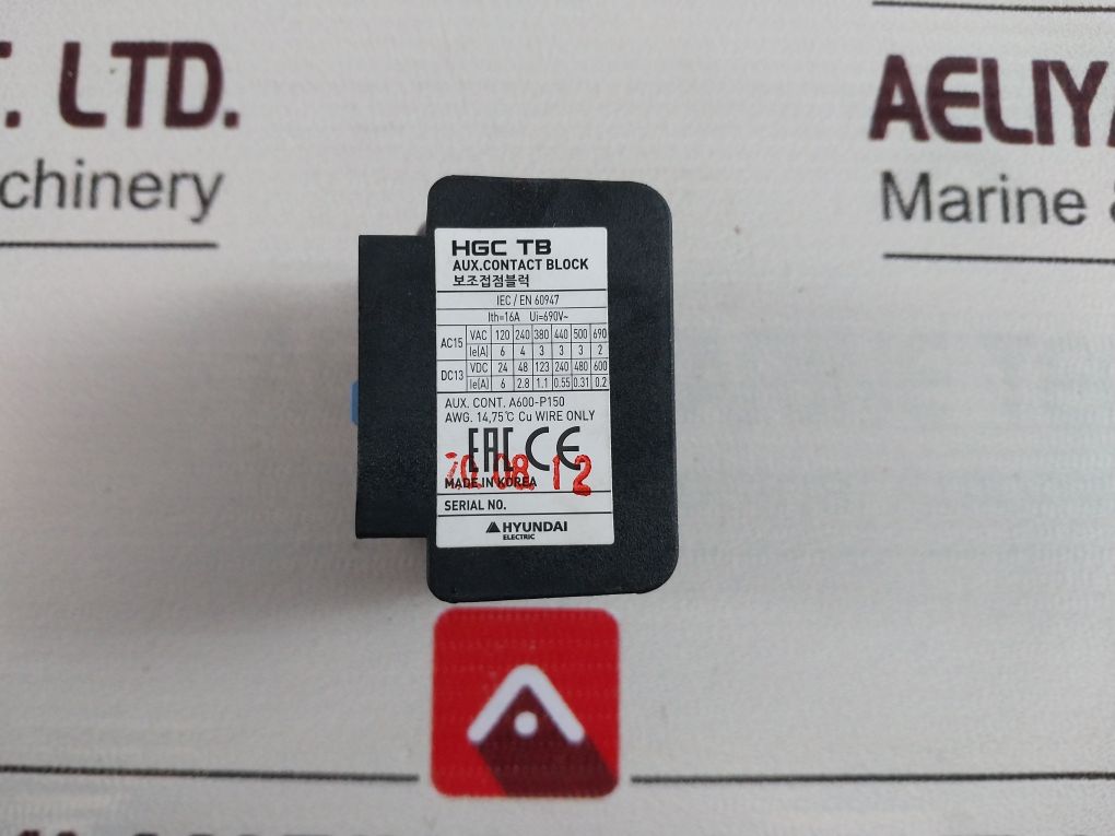 Hyundai Hgc Tb 40 Auxiliary Contact Block