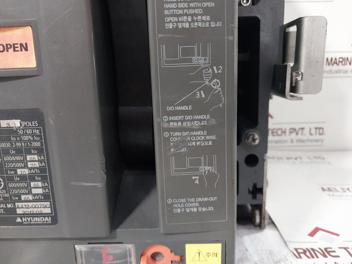 Hyundai Hian20 Air Circuit Breaker 3 Poles