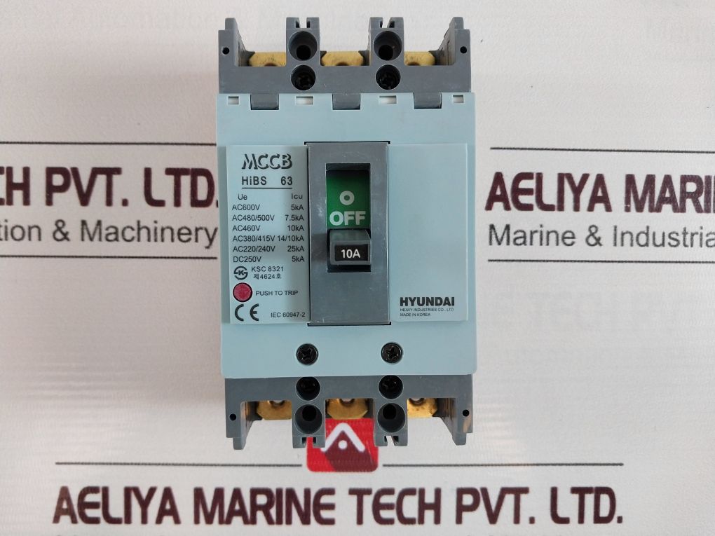 Hyundai Hibs 63 Molded Case Circuit Breaker