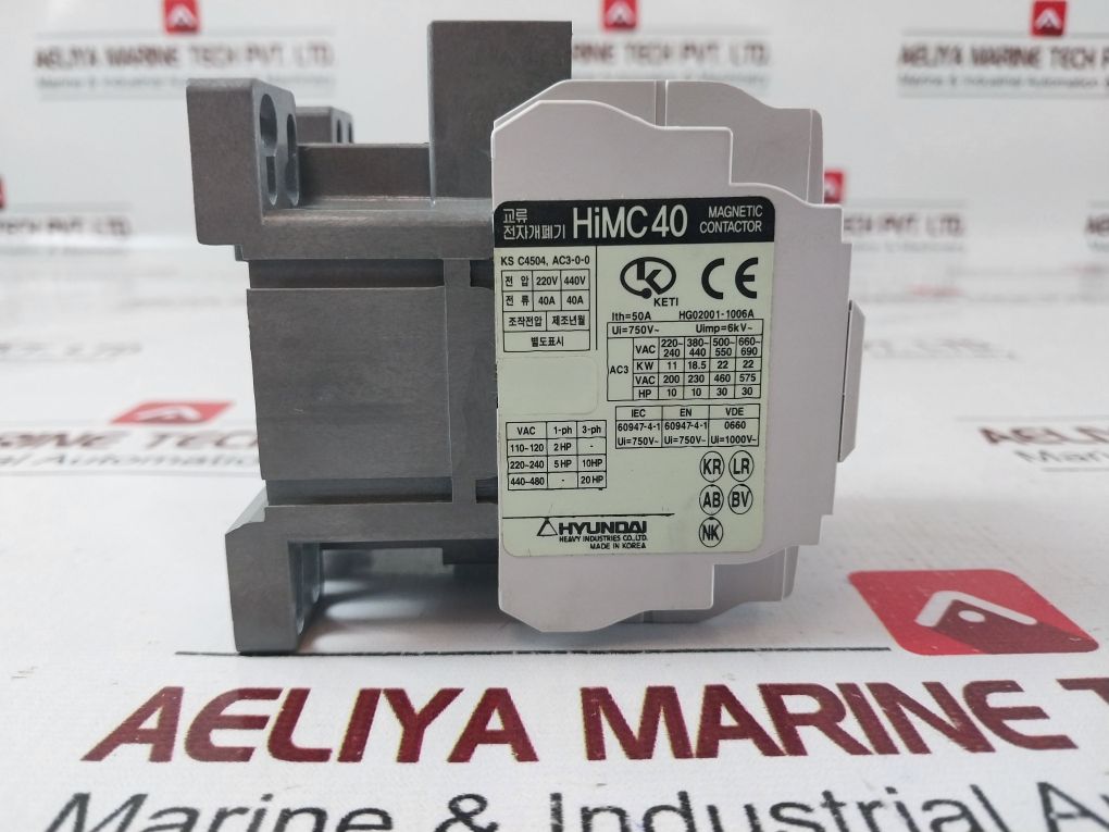 Hyundai Himc40 Magnetic Contactor